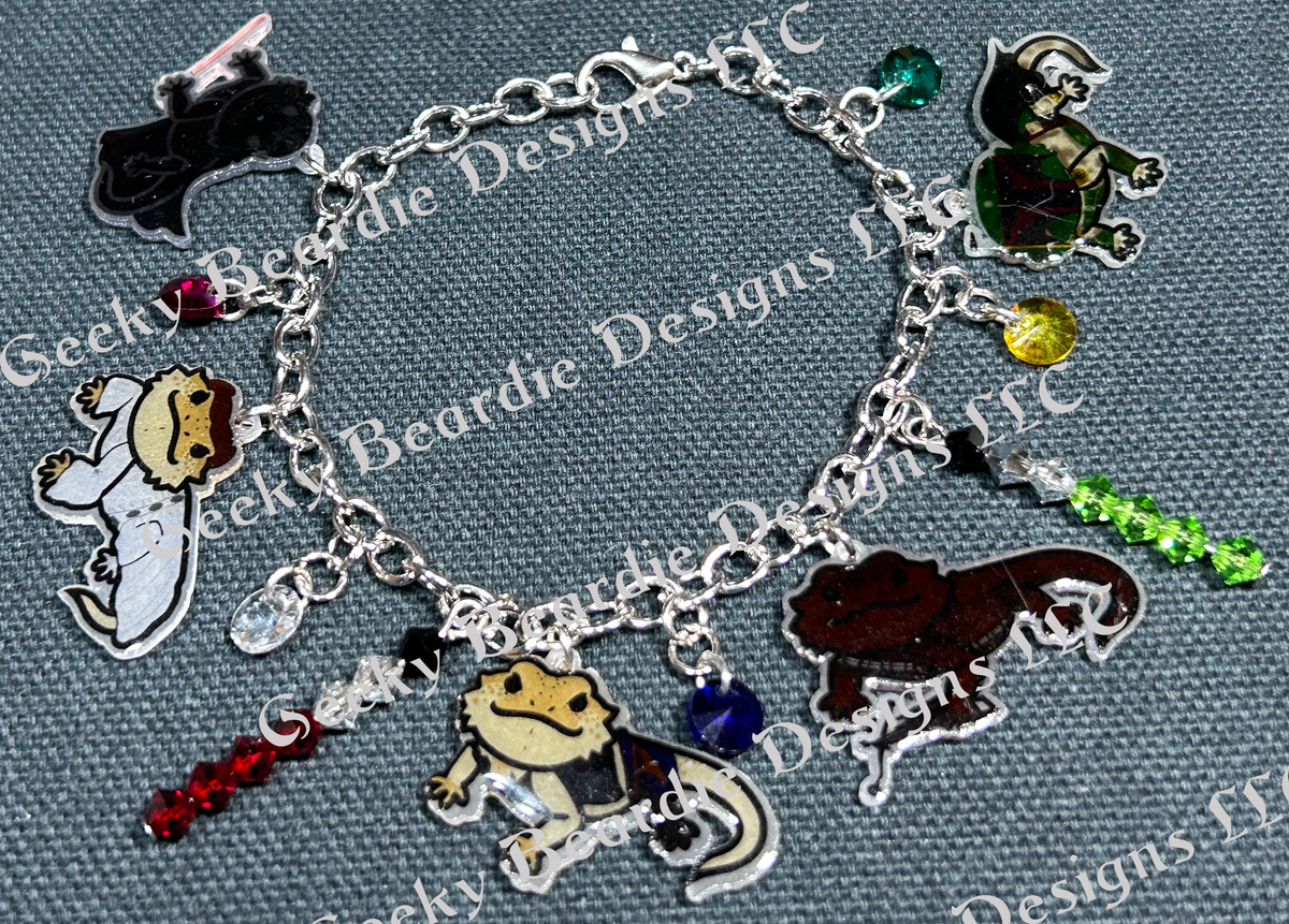 Beard Wars Charm Bracelet