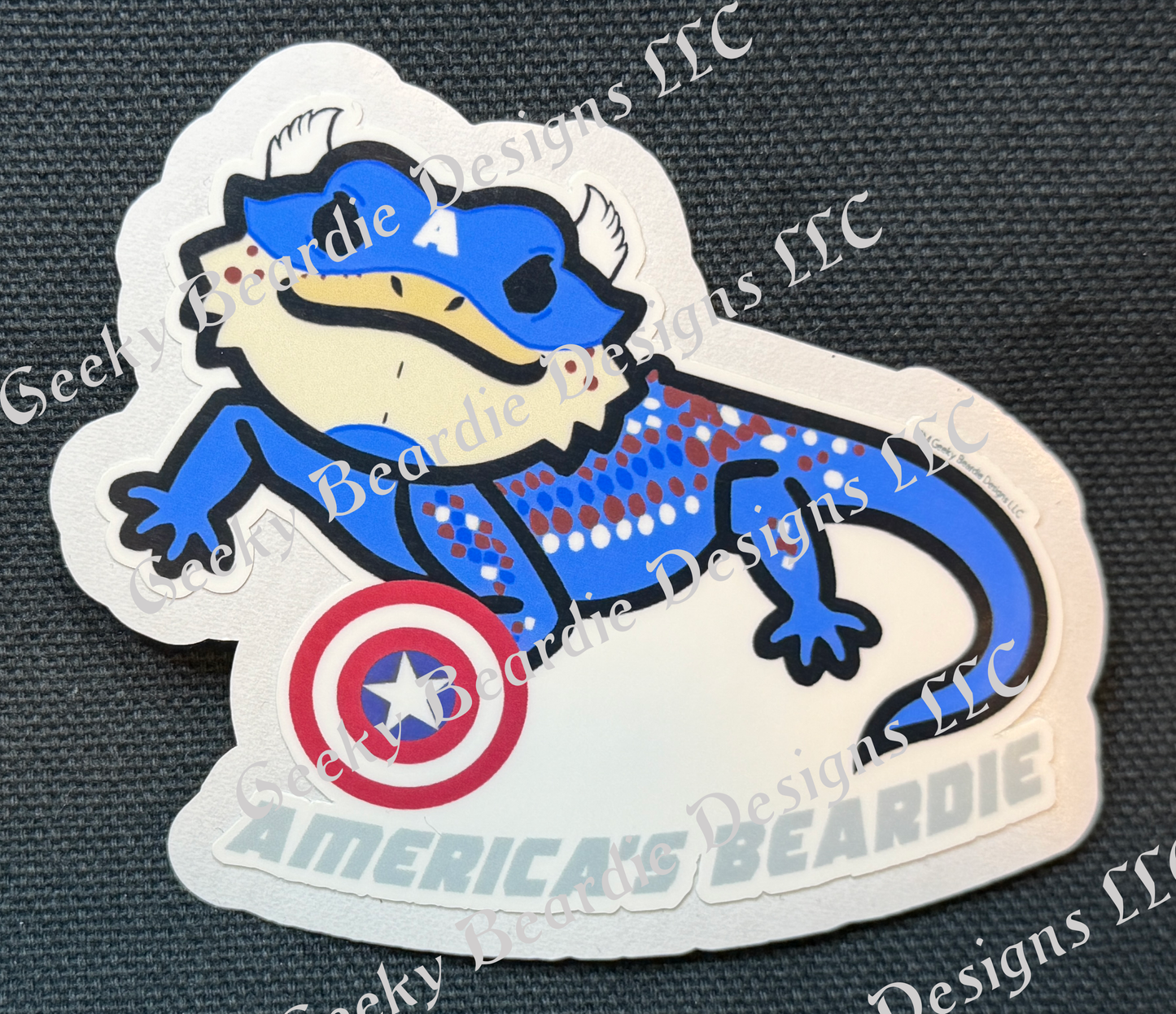 America's Beardie Sticker