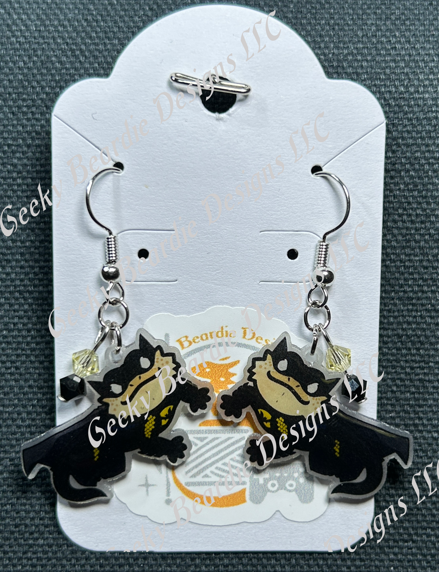 The Dark Beardie Earrings