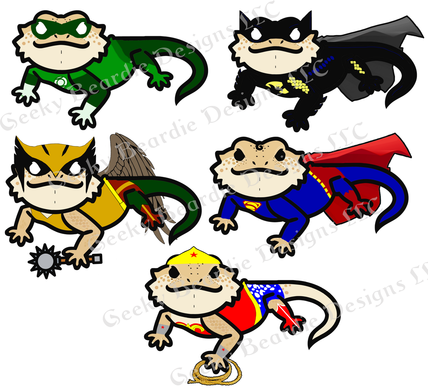 Super Beardie Stickers, Series 2