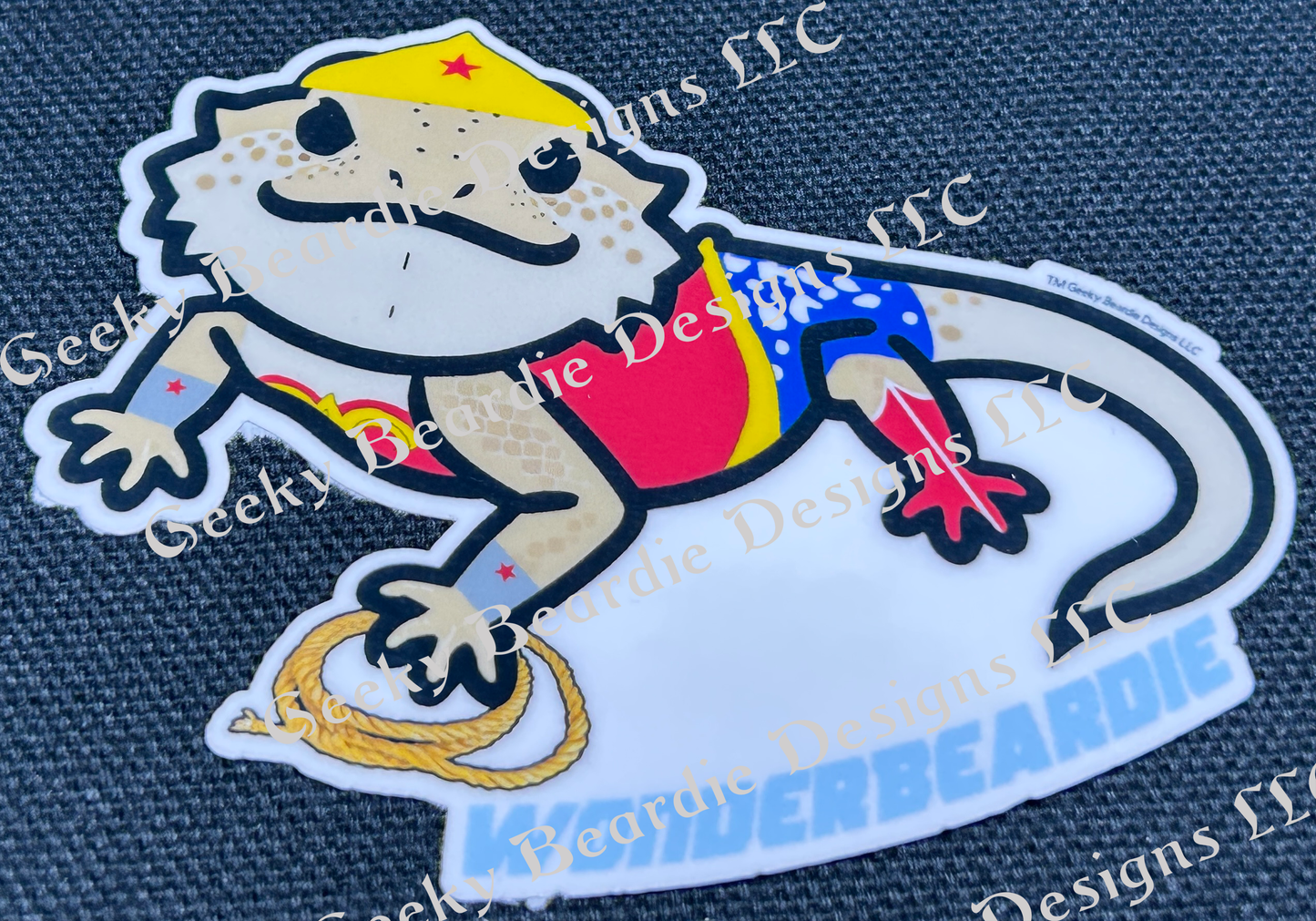WonderBeardie Sticker
