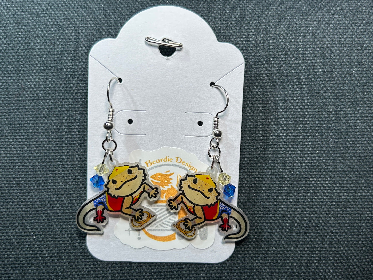 Wonder Beardie Earrings