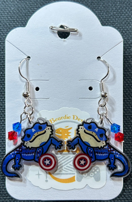 America's Beardie Earrings