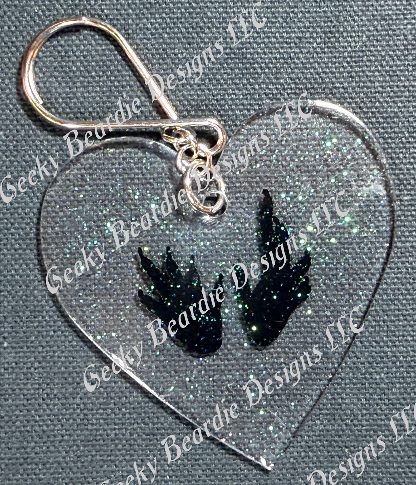 Heart Foot Keychain