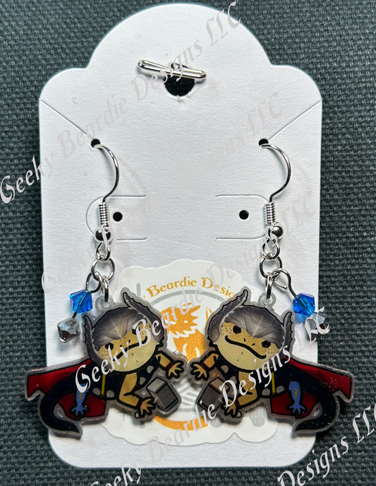 Mighty Beardie Earrings