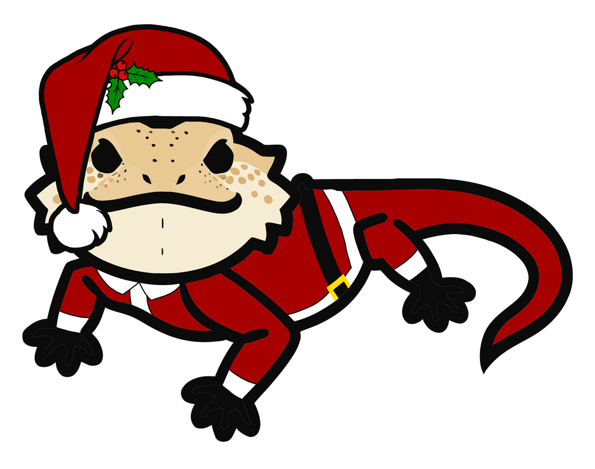 Santa Claws Sticker