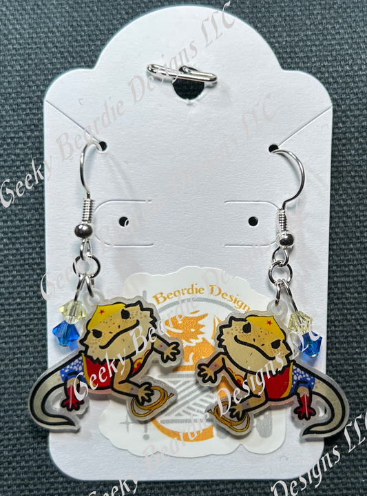 Wonder Beardie Earrings
